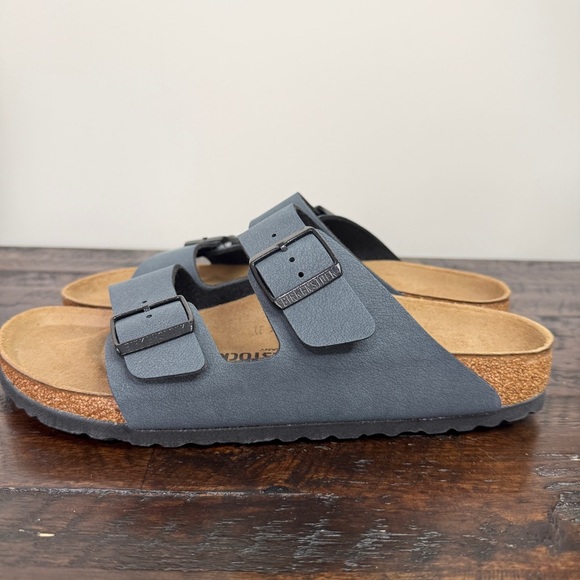 Birkenstock NWT Arizona Double Buckle Sandals in Basalt Gray L11, M9, EU 42 main image 11